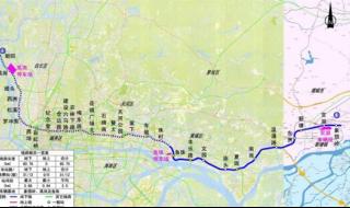 广州地铁13号线线路图